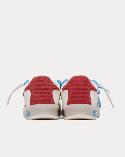 Off-White End Of Play White / Brick Red Low Top Sneakers - 3