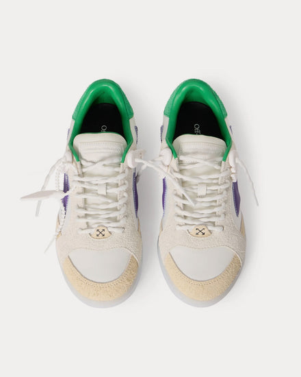 Off-White End Of Play White / Purple Low Top Sneakers - 2
