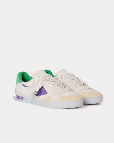 Off-White End Of Play White / Purple Low Top Sneakers - 3