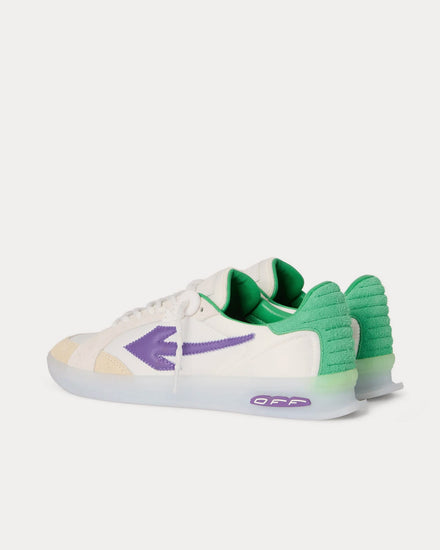 Off-White End Of Play White / Purple Low Top Sneakers - 4