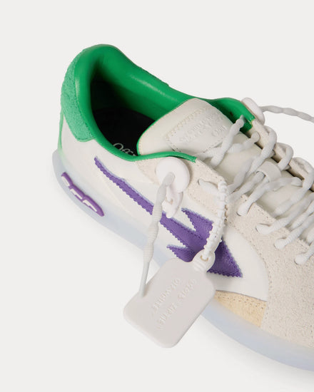 Off-White End Of Play White / Purple Low Top Sneakers - 5