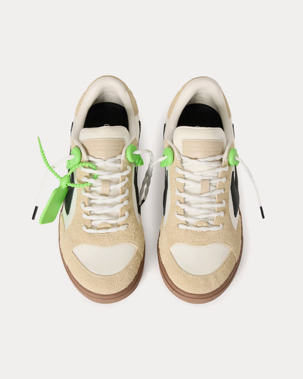 Off-White End Of Play White / Sand Beige Low Top Sneakers - 2