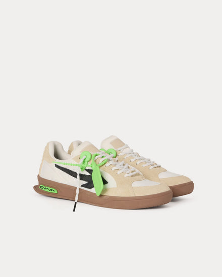 Off-White End Of Play White / Sand Beige Low Top Sneakers - 3