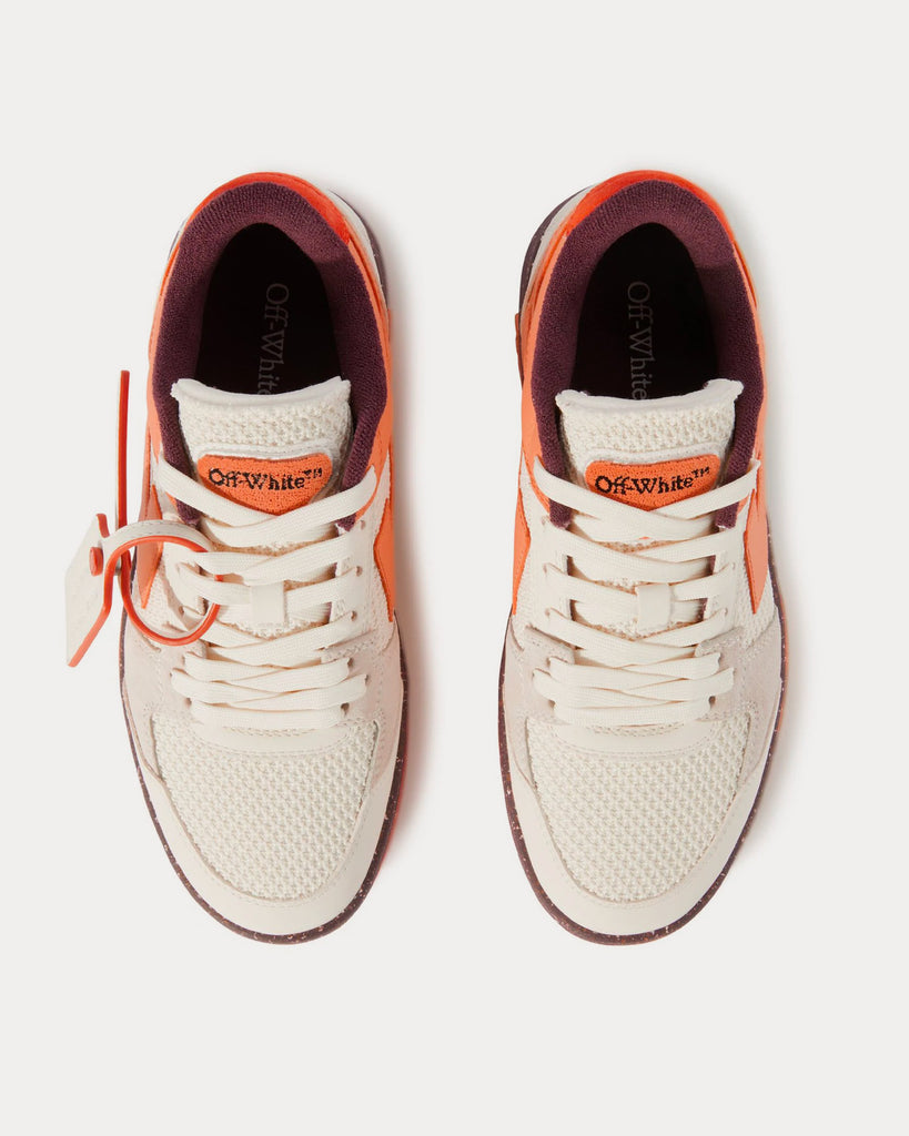 Off-White OUT OF OFFICE OOO Beige Pink Low Top Sneakers - Sneak in Peace