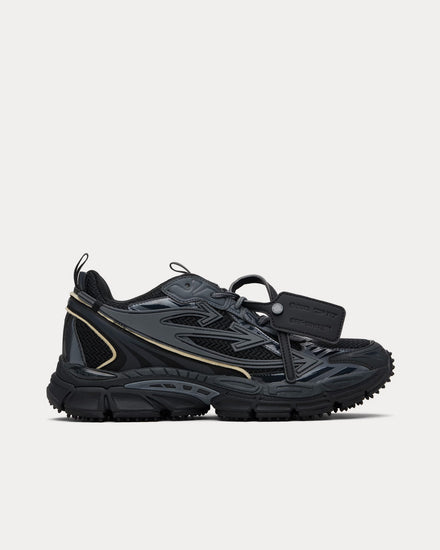 Off-White Be Right Back Black / Black Low Top Sneakers - 1