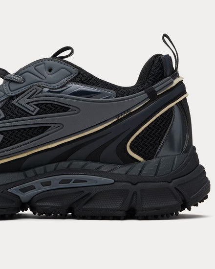 Off-White Be Right Back Black / Black Low Top Sneakers - 4