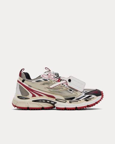 Off-White Be Right Back Sand / Red Low Top Sneakers