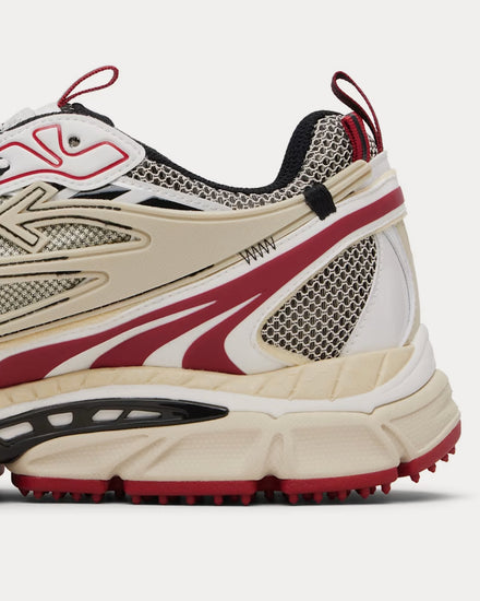 Off-White Be Right Back Sand / Red Low Top Sneakers - 4