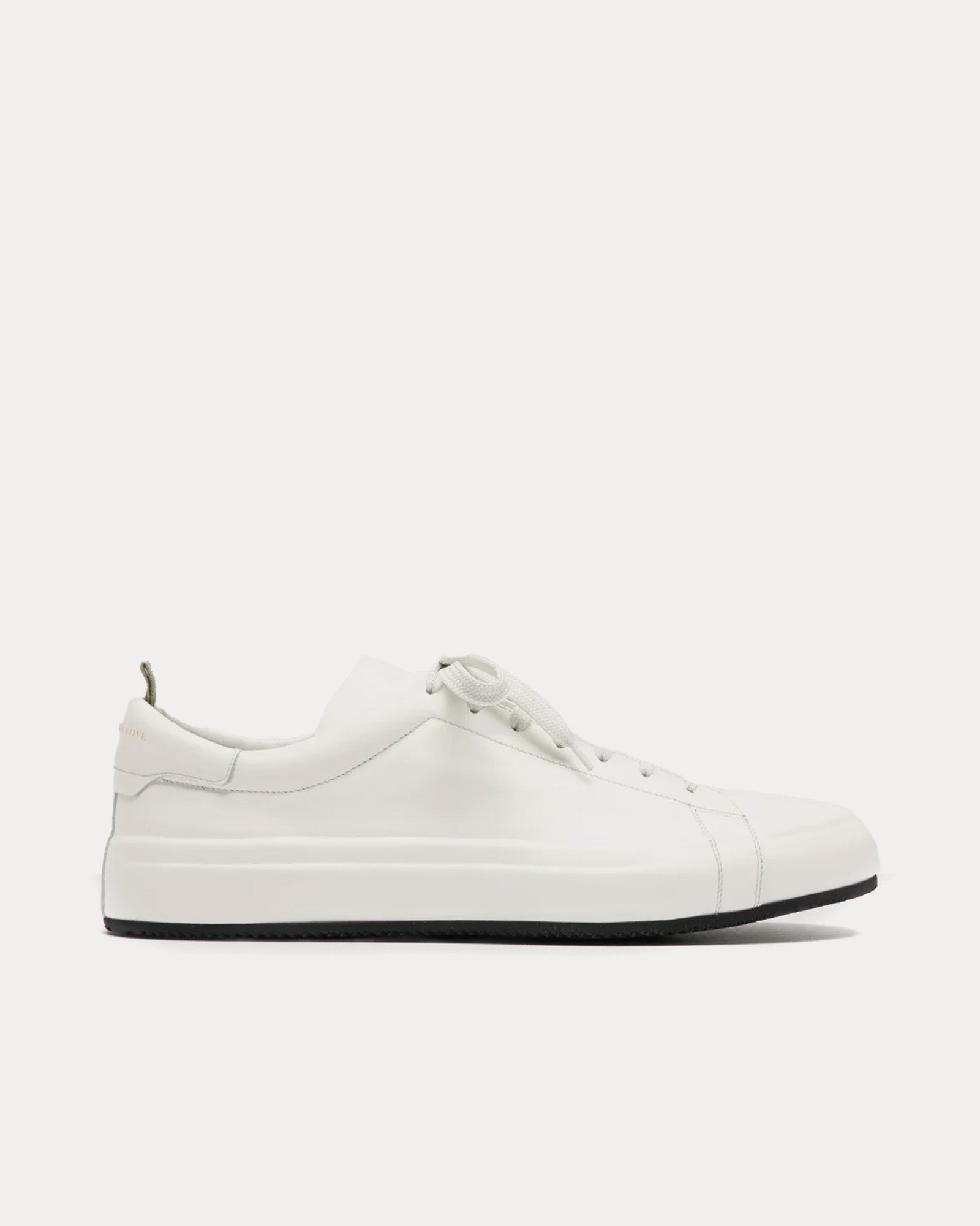 Officine Creative - Easy 001 Leather White Low Top Sneakers