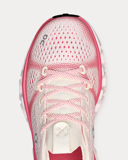 On Running Cloud X Tempo Ivory / Camellia Training Shoes - 4