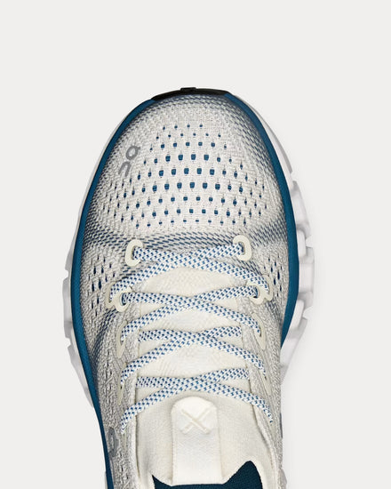 On Running Cloud X Tempo Ivory / Storm Training Shoes - 6