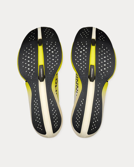 On Running Cloudboom Strike 2 White / Lime Running Shoes - 5