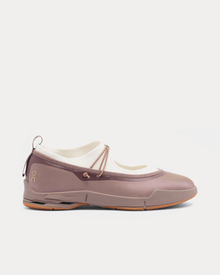 On x Zendaya Cloudnova Moon Clove / Ivory Mary-Jane Slip Ons - 1