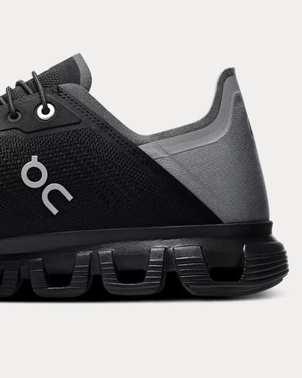 On Running Cloud 6 Coast Black / Rock Low Top Sneakers - 5