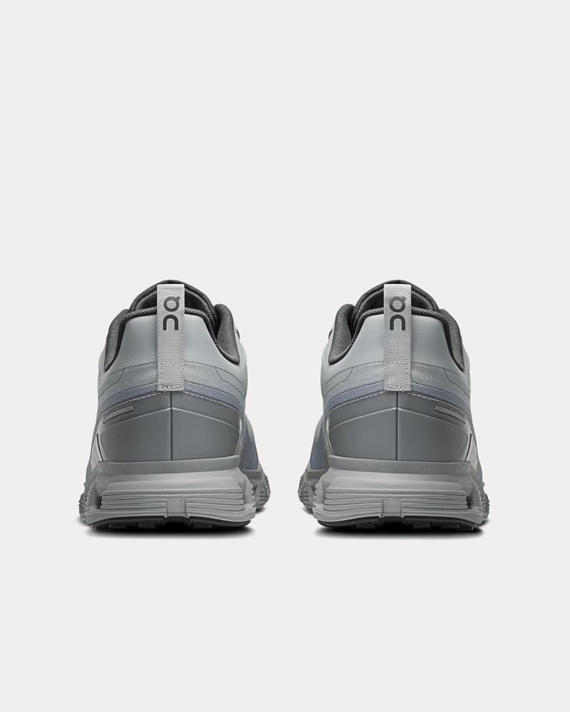 On Running Men's Cloud 6 Geo Waterproof Alloy / Alloy Low Top