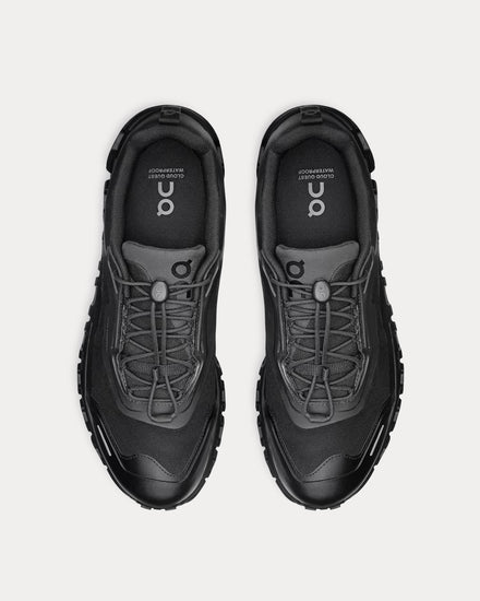 On Running Cloud 6 Geo Waterproof Black / Black Low Top Sneakers - 2