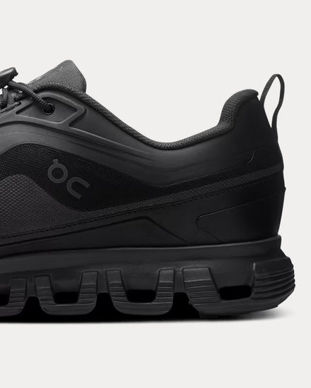 On Running Cloud 6 Geo Waterproof Black / Black Low Top Sneakers - 5