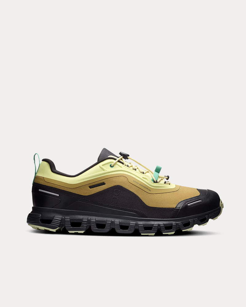 On Running Men's Cloud 6 Geo Waterproof Limelight / Safari Low Top Sneakers