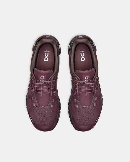 On Running Cloud 6 Mulberry / Pebble Low Top Sneakers - 2