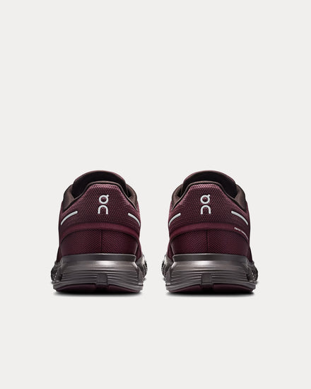 On Running Cloud 6 Mulberry / Pebble Low Top Sneakers - 4