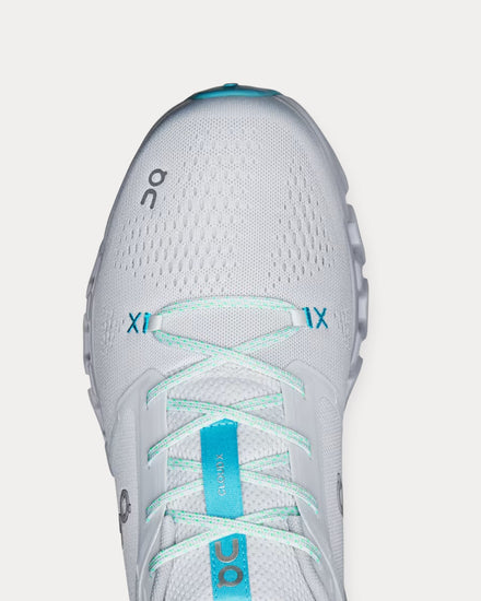 On Running Cloud X 5 Frost / Alloy Low Top Sneakers - 6