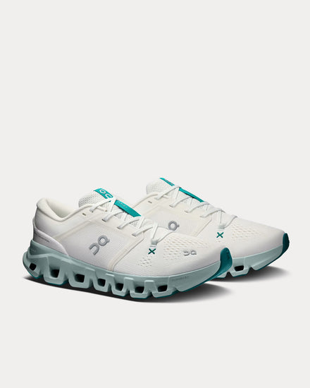 On Running Cloud X 5 Ivory / Surf Low Top Sneakers - 3