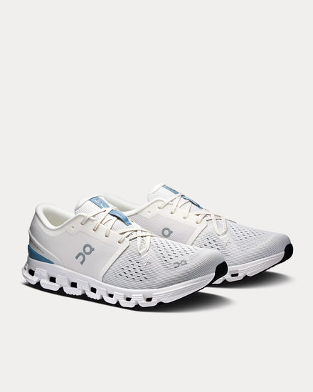 On Running Cloud X 4 Ivory / Steel Running Shoes - 3