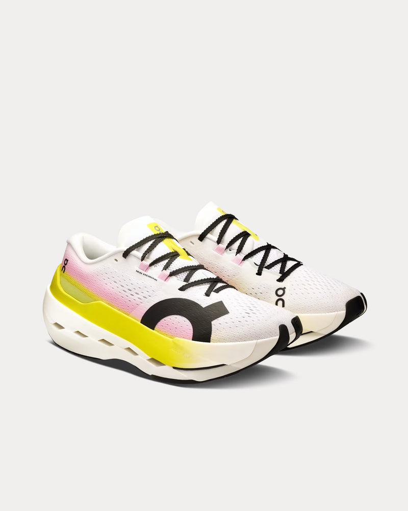 On Running Cloudboom Max Lime / Raspberry Running Shoes - 3