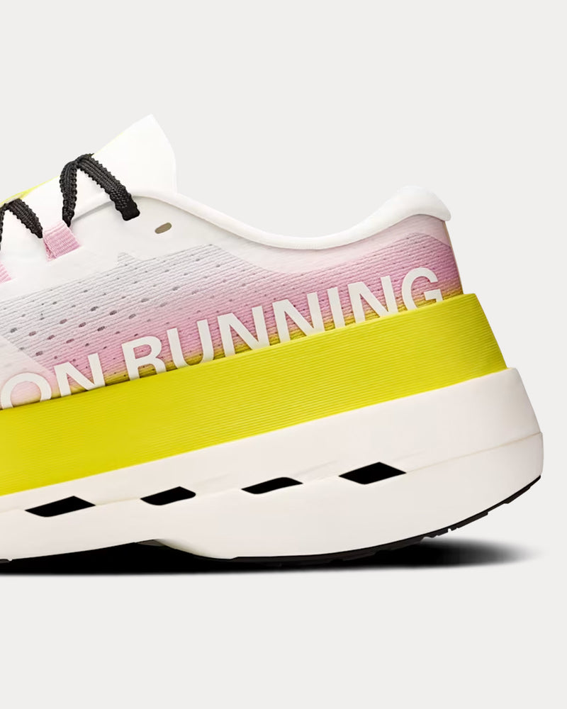 On Running Cloudboom Max Lime / Raspberry Running Shoes - 5