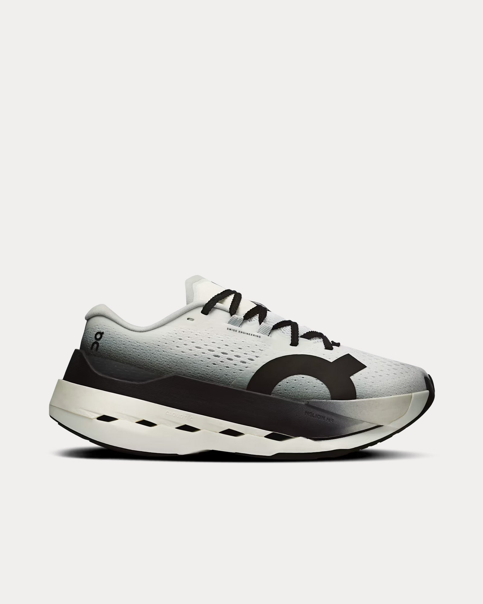 On Running Men's Cloudboom Max White / Black Running Shoes