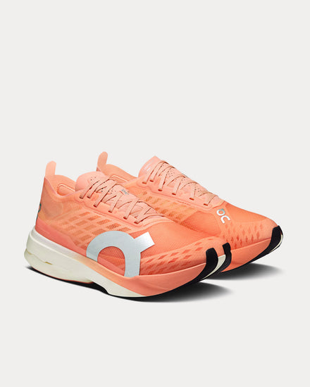 On Running Cloudboom Strike Sunstone / White Running Shoes - 3