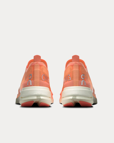 On Running Cloudboom Strike Sunstone / White Running Shoes - 4