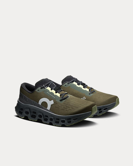 On Running Cloudmonster 3 Olive / Eclipse Running Shoes - 3