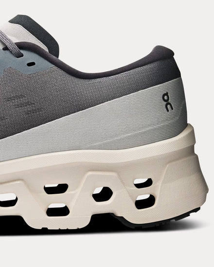 On Running Cloudmonster 3 Rock / Silver Running Shoes - 5