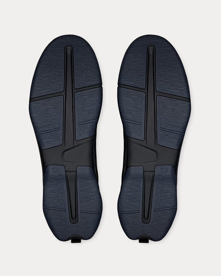 On Running Cloudnova Moon Black / Ink Slip On Sneakers - 5