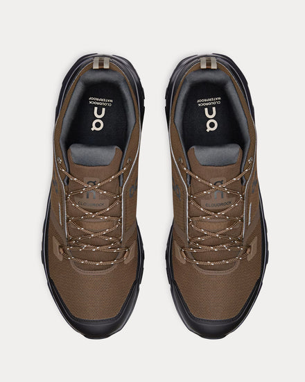 On Running Cloudrock Low Waterproof Earth / Black Hiking Shoes - 2