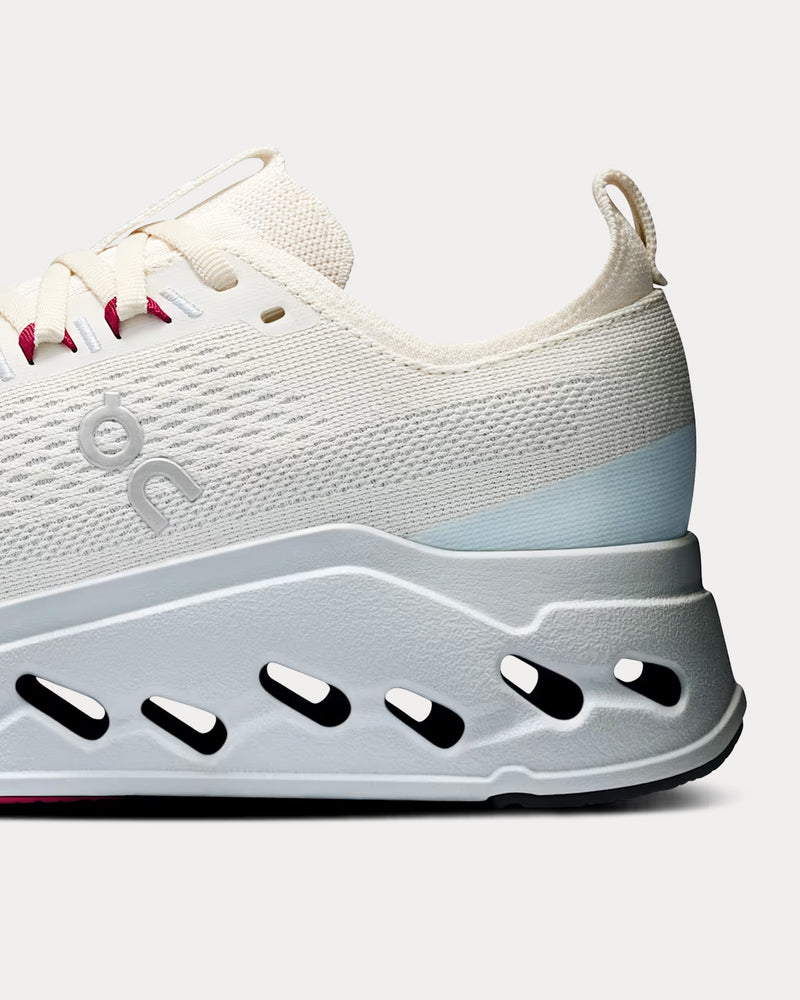 On Running Cloudsurfer Max Ivory / Arctic Running Shoes - 5