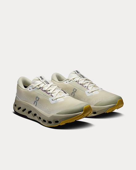 On Running Cloudsurfer Trail 2 Waterproof Ghost / Chalk Running Shoes - 3