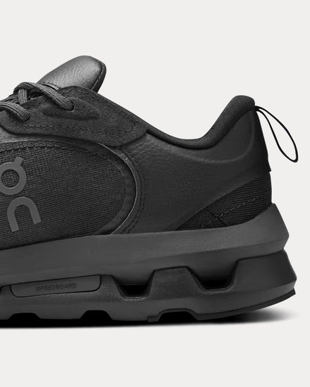 On Running Cloudzone Moon Black / Black Low Top Sneakers - 5