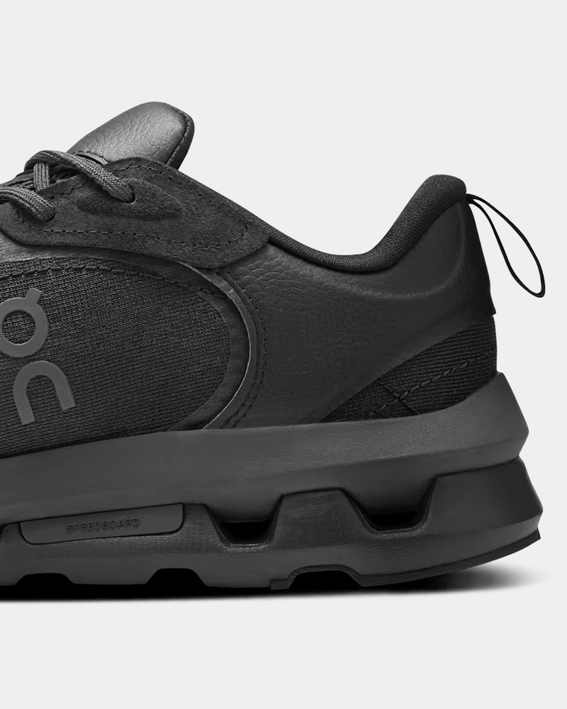On Running Cloudzone Moon Black / Black Low Top Sneakers - 5