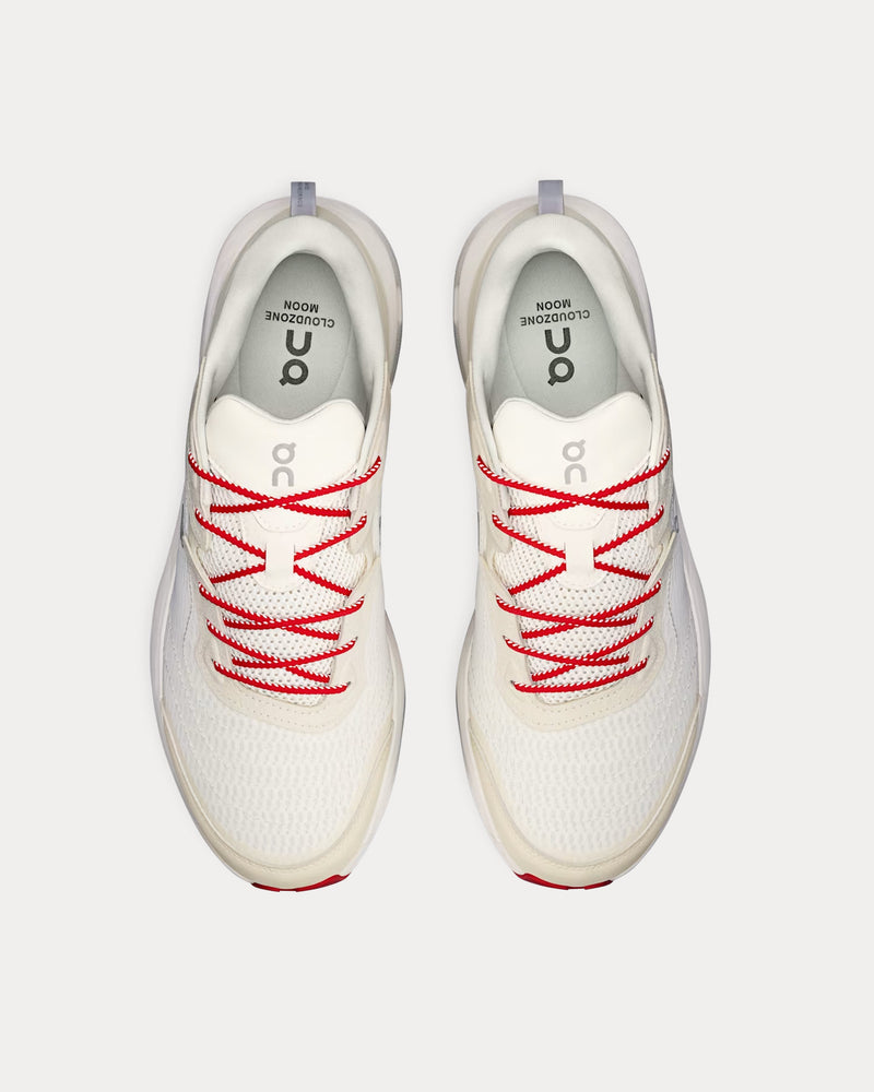 On Running Cloudzone Moon Ivory / Wolf Low Top Sneakers - 2