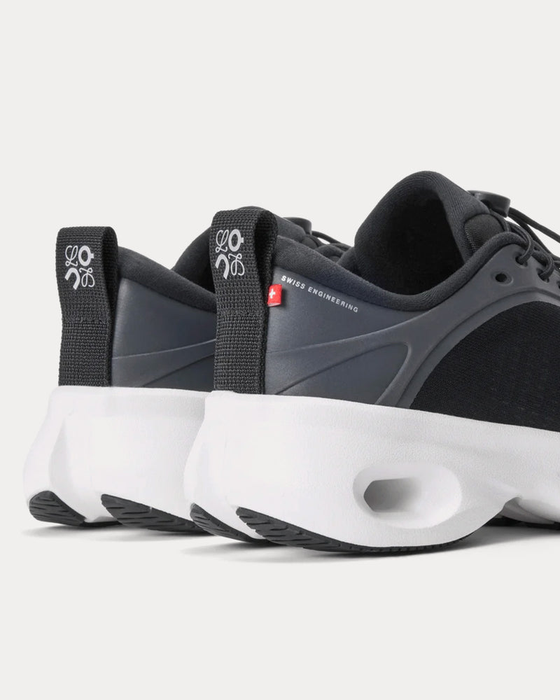 On Running x Loewe Cloudsolo Black / White Low Top Sneakers - 2