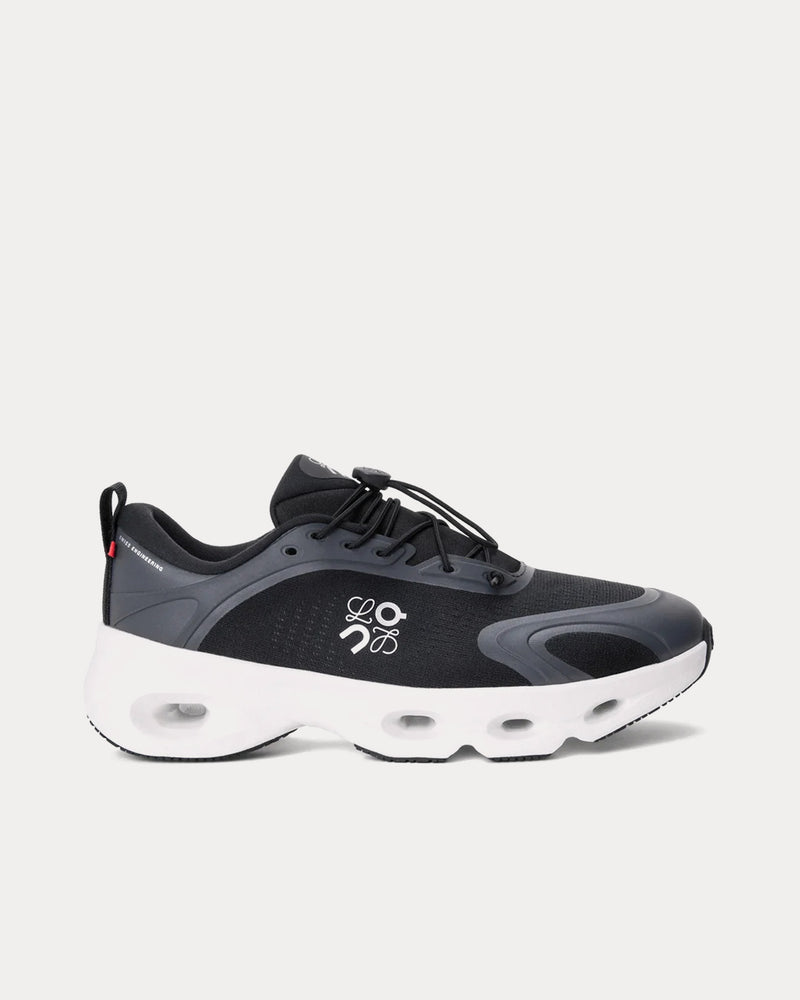 On Running x Loewe Cloudsolo Black / White Low Top Sneakers - 1