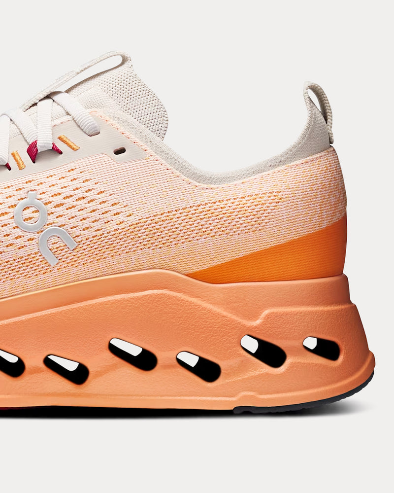 On Running Cloudsurfer Max Pearl / Tangerine Running Shoes - 5
