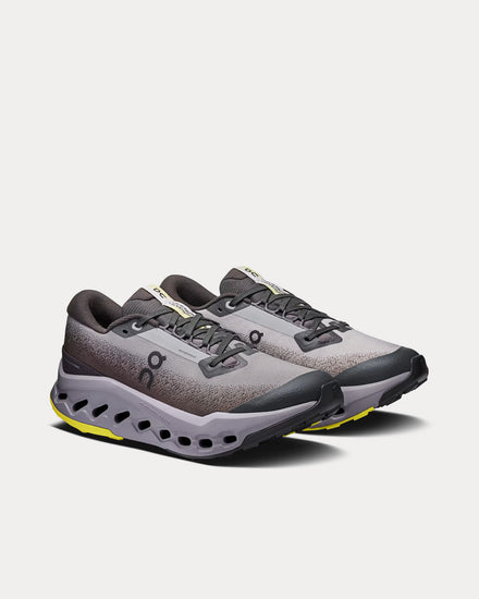 On Running Cloudsurfer Trail 2 Waterproof Black / Lilac Running Shoes - 3