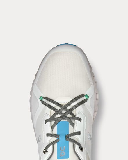 On Running Cloud X 3 AD Undyed-White / Niagara Running Shoes - 5