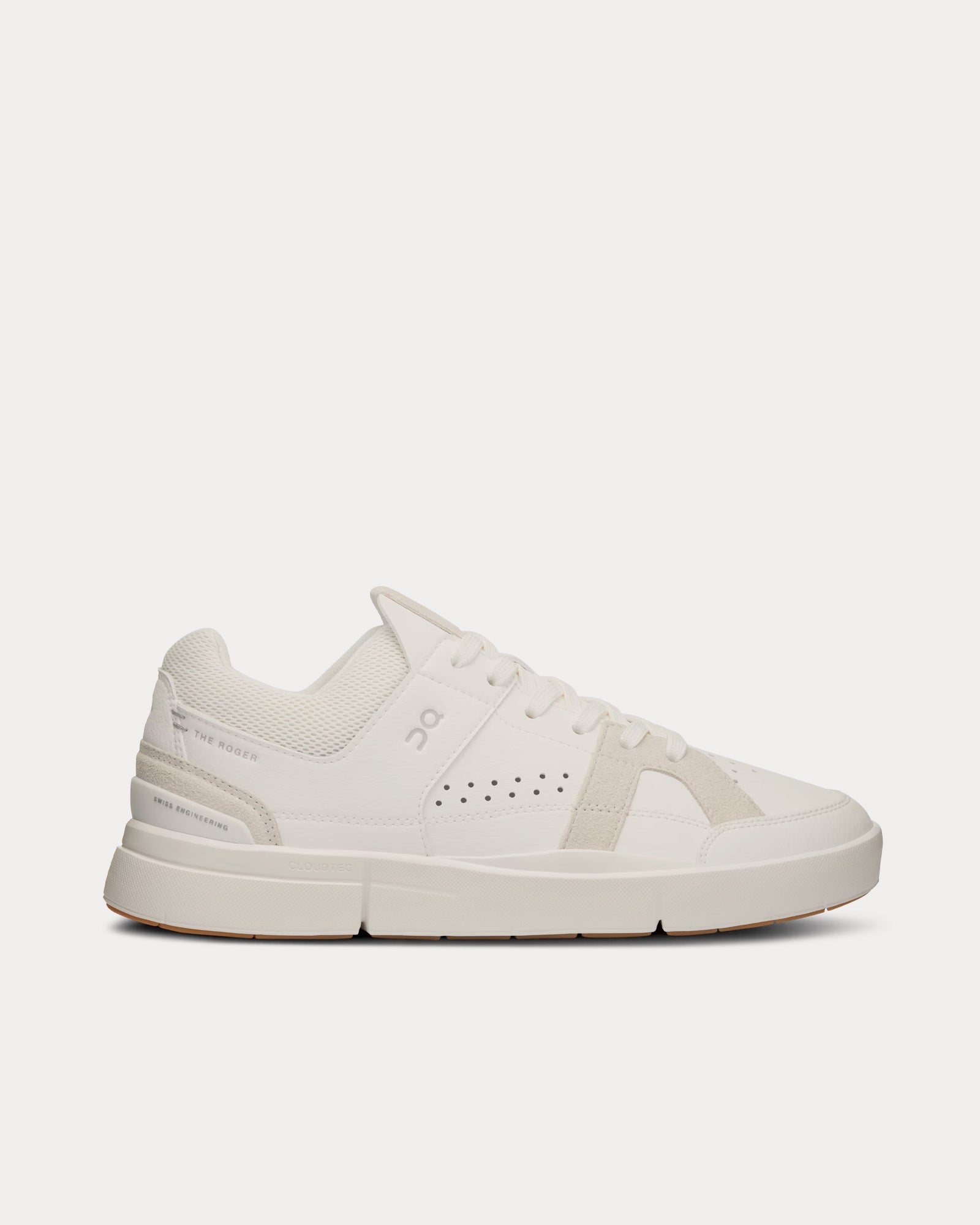 On Running - The Roger Clubhouse White / Sand Low Top Sneakers