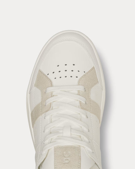 On Running The Roger Clubhouse White / Sand Low Top Sneakers - 4