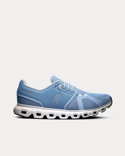 On Running Cloud 6 Chambray / White Running Shoes - 1