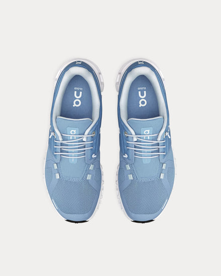 On Running Cloud 6 Chambray / White Running Shoes - 2
